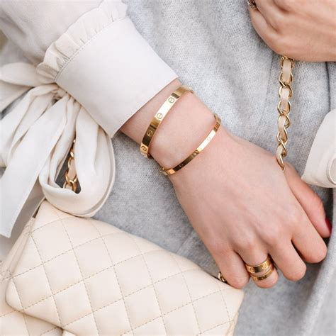 cartier love ring and bracelet